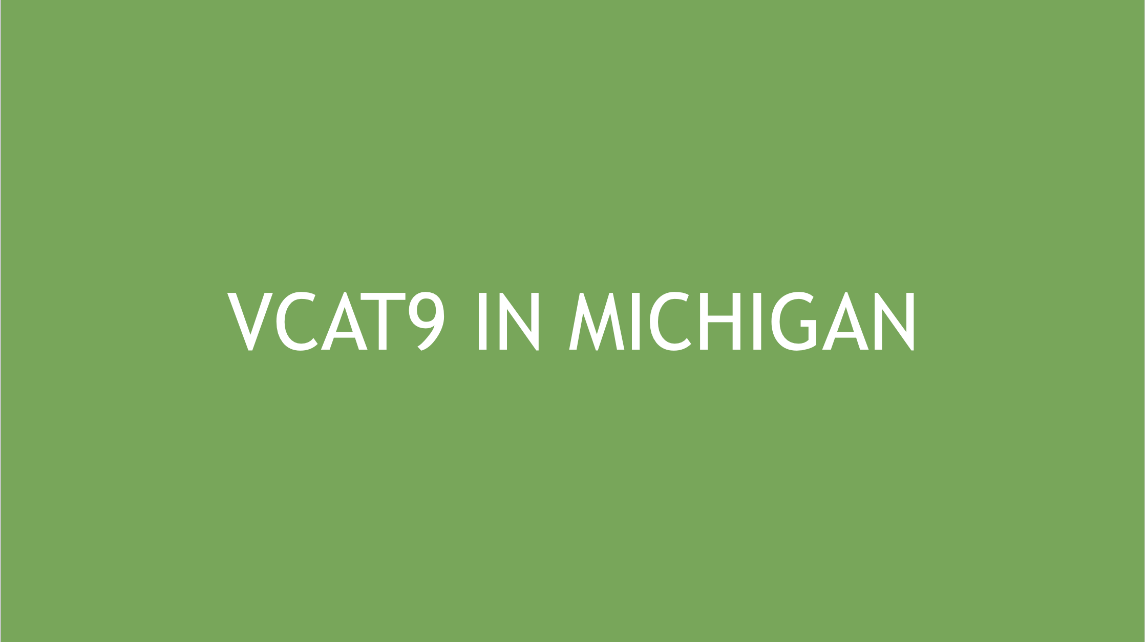 VCAT9 Demo Website